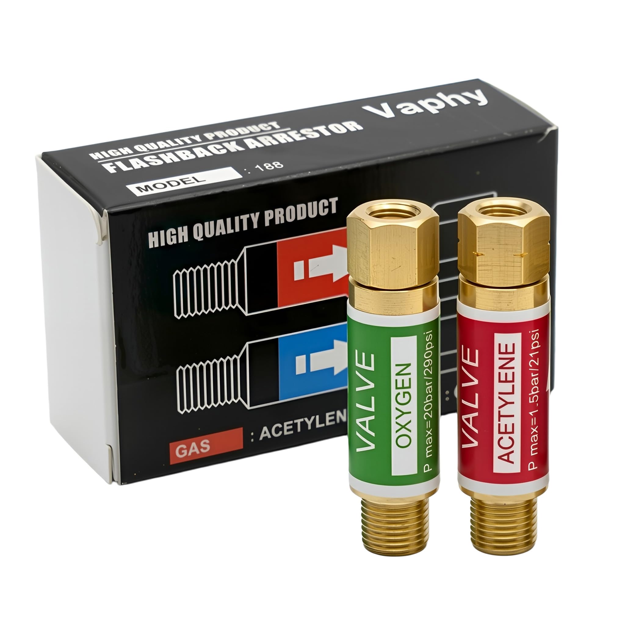 Amazon.com: VAPHY Oxygen Acetylene Flashback Arrestors Set, Torch